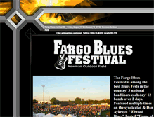 Tablet Screenshot of fargobluesfest.com